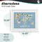 Stupell Industries Kid's Map Of World Blue Framed Print Under Glass, design by Carla Daly